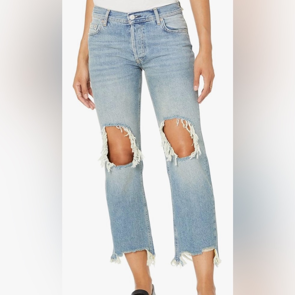 WMN Free People Distressed Denim Jeans